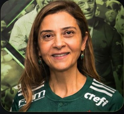 Leila Pereira, presidente do Palmeiras